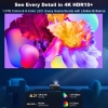Projecteur LED A9G Full HD/4K, Wi-Fi 6, HDR10, Android, son Dolby Audio